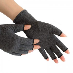 Arthritis Gloves, New Material, Compression for Arthritis Pain Relief Rheumatoid Osteoarthritis and Carpal Tunnel, Premium Compression & Fingerless Gloves