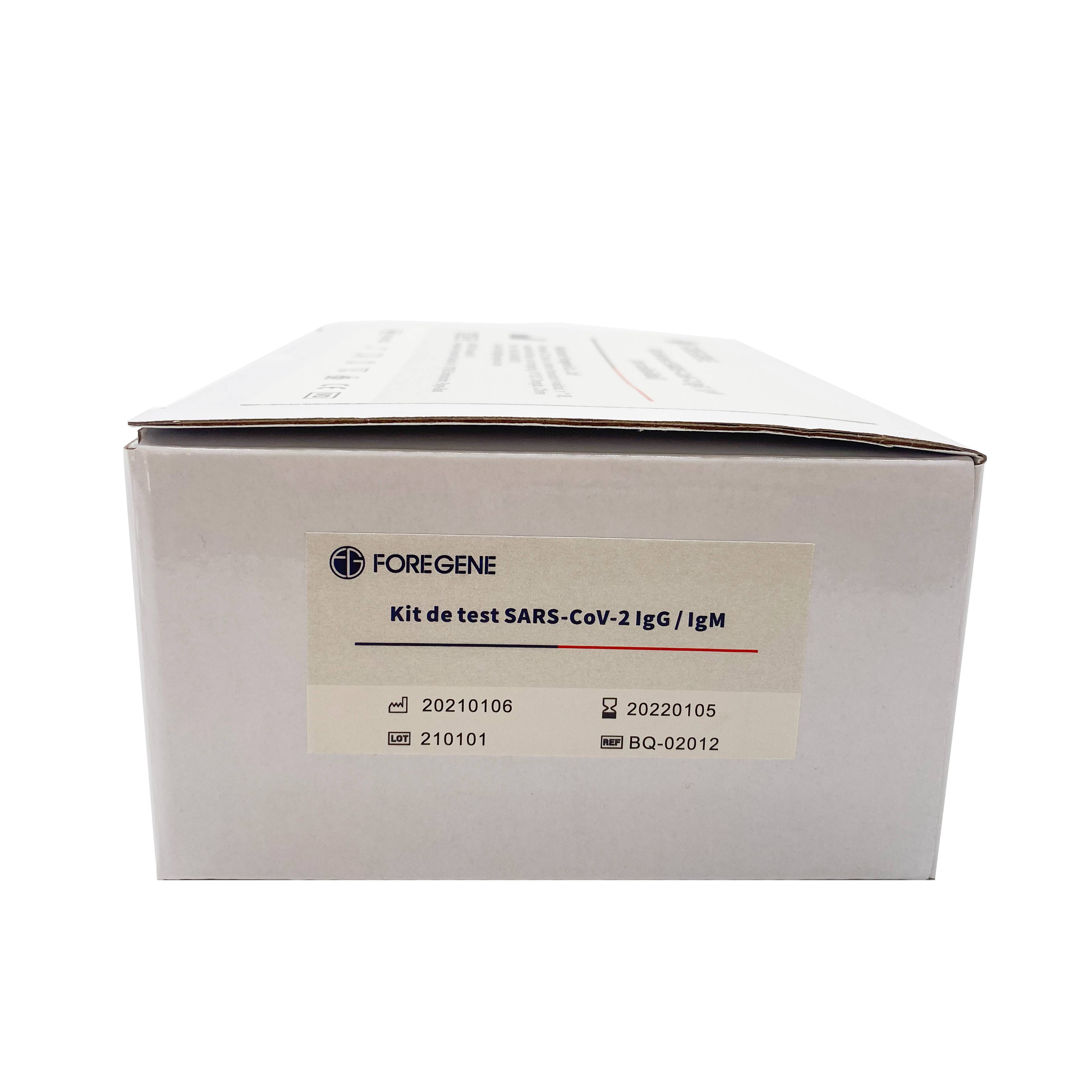 OEM/ODM Factory Covid 19 Rapid Antigen Test Kit Price - SARS-CoV-2 IgM/IgG Test Kit(Colloidal Gold) – Foregene