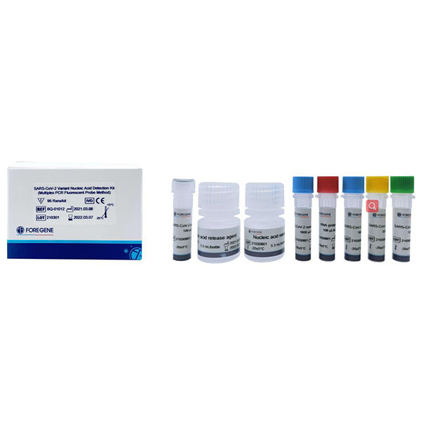 SARS-CoV-2 Variant Nucleic Acid Detection Kit (I) (Multiplex PCR Fluorescent Probe Method) - برازيل، ڏکڻ آفريڪا ۽ UK مان ميوٽنس جي ڳولا لاءِ