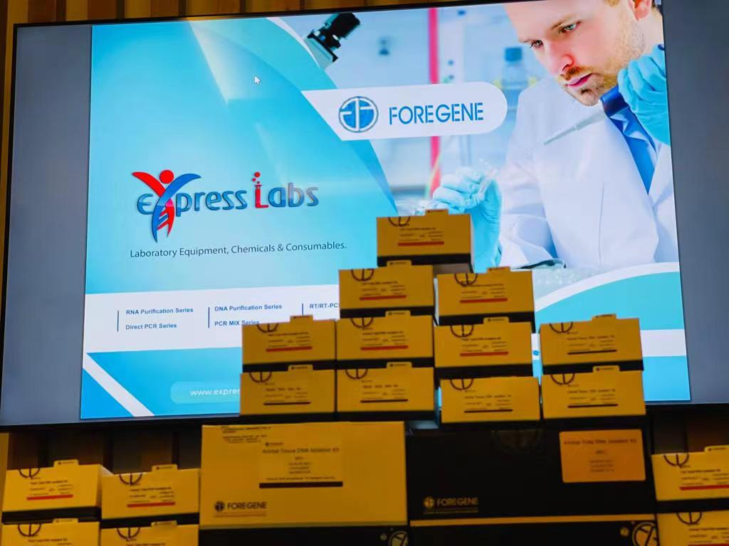 Foregene lab reagents on the way of the International Market -Cooperate with Dubai