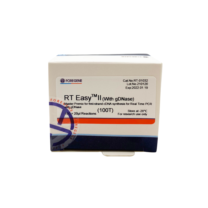 8 Year Exporter Pcr Detection Kit - RT Easy II(with gDNase) Master Premix for first-strand cDNA synthesis for Real Time PCR with gDNase – Foregene