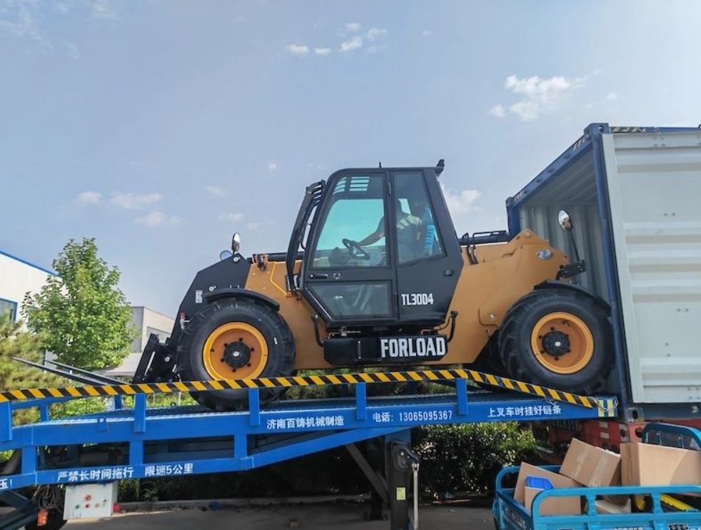 Delivery of FORLOAD TL30D4 telescopic forklift to Middle Asian market