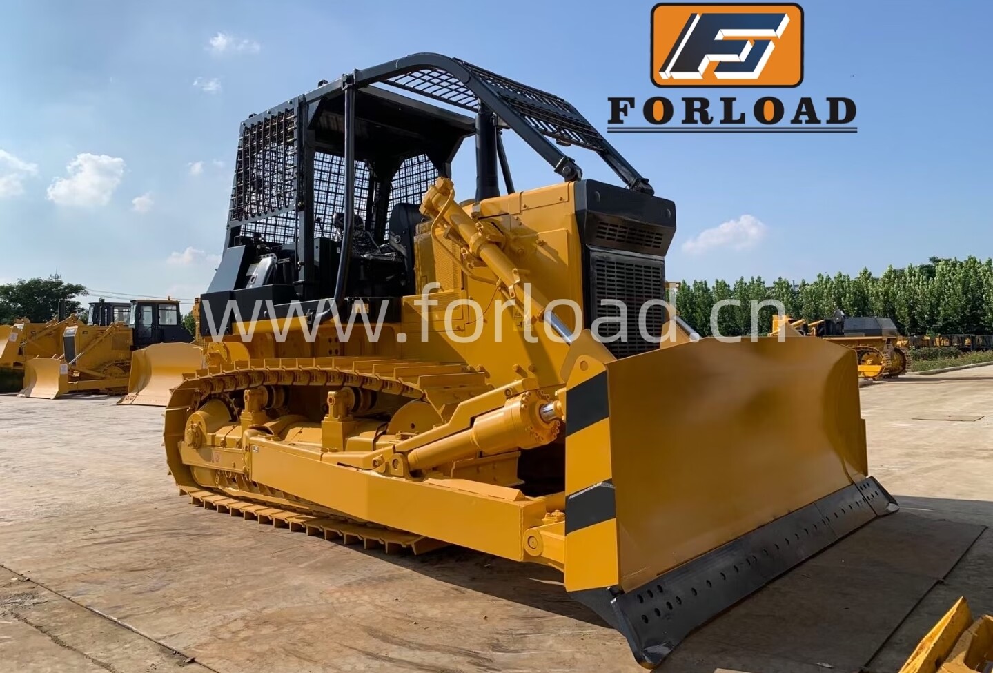 220HP hydraulic crawler bulldozer of forest version for project