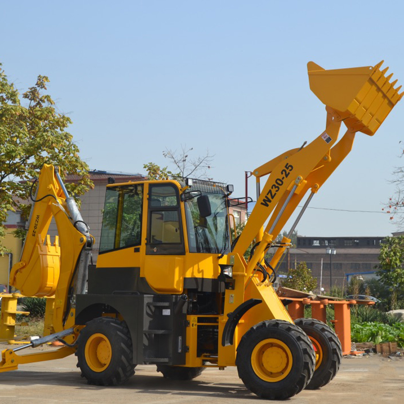 WZ30-25 mini backhoe wheel loader with YUNNEI or CUMMINS engine Featured Image