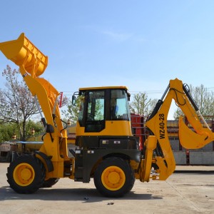 WZ40-28 tractor backhoe loader with YUCHAI engine and telescopic boom