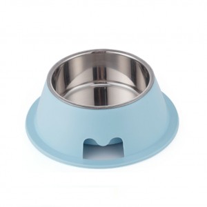 Deep Dog Bowls Stainless Steel Pet Bowls Convenient Pet Feeder