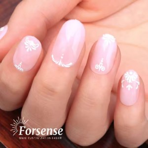 wholesale instagram exotic 24pcs press on nails short oval false nails designer brand artificial fake nails pink fingernails oem