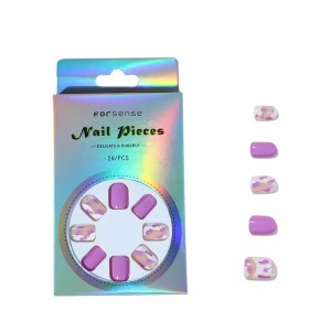 Bulk Wholesale Premium Short Square Press on Nails Thick Fake Nails High Quality Oem Fitted Artificial Finger False Nail Art Set