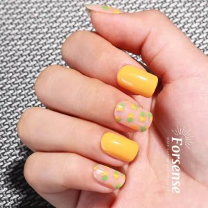 Born Pretty Beautiful Floral Press on Nails Hand Painted Artifical Fake Nails with Design Professional Stick on Nails with Glue