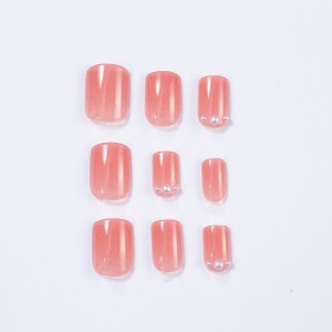Hot Red Short Full Cover PureFit Stick on Nails 24Pcs Reusable False Nails for Woman at Home 12 Sizes