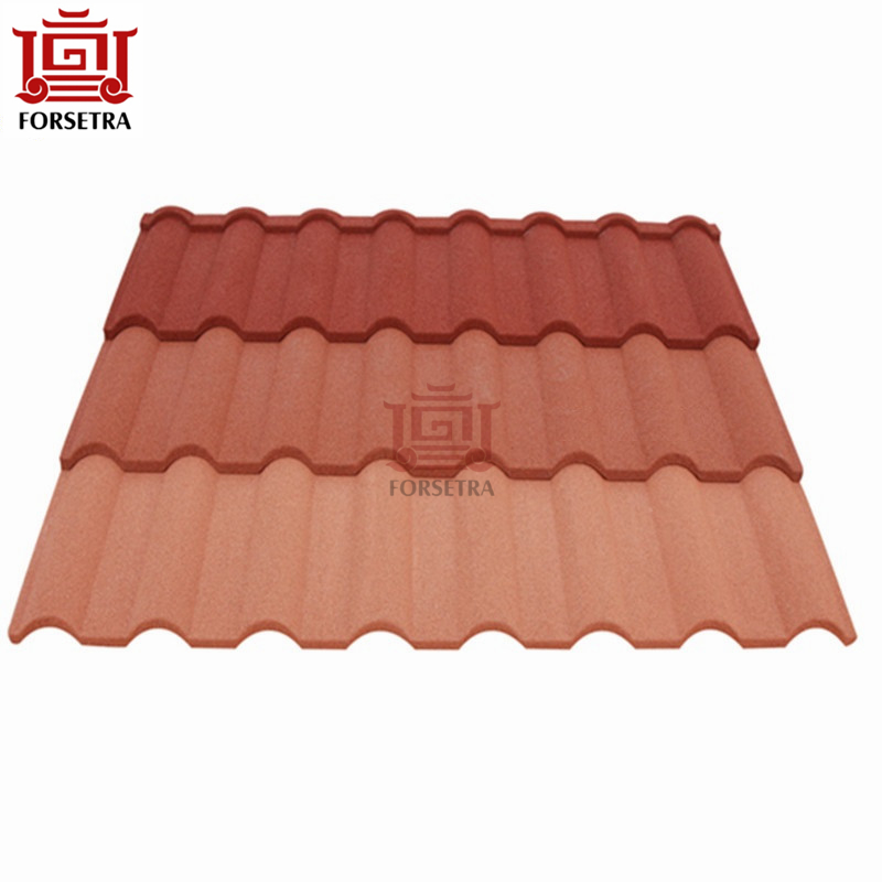 Hangzhou tata Steel Roof Sheet Price 0.4mm Color Stone Coated Roof Tile Per Sheet Price Featured Image