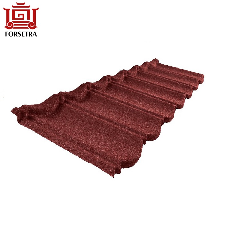 Philippines Colorful Classical Bond Type Stone Chips Coated Metal Roof Tile Price On Sale Featured Image