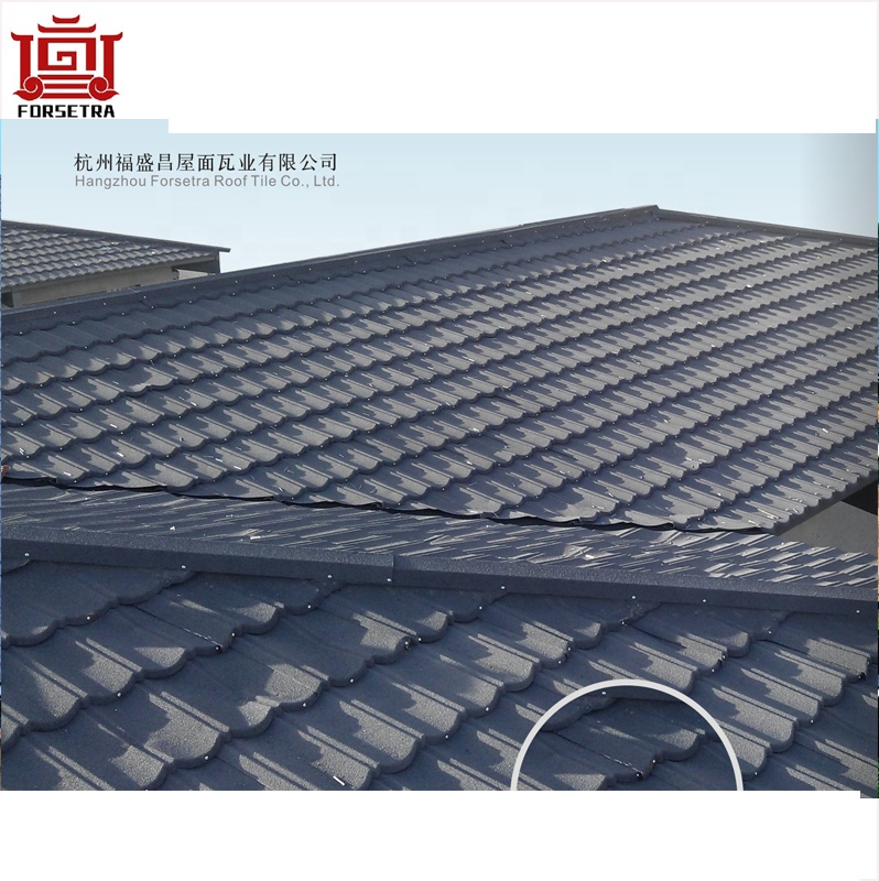 Low Price European Style Stone Coated Cheap Flat Roof Tile Price