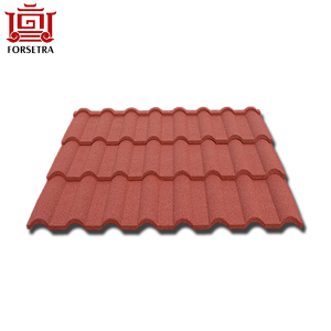 Building Material Zinc Step Hangzhou Roofing Tile Aluminum Galvanized Colorful Stone Coated Bend Metal Roofing Tile