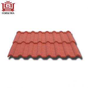 Milano Stone Coated Noise Reduction 50 Years Warranty Metal Roof Tile in Nigeria