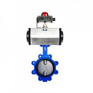FO1-BV1LT-1P(Lugged type Butterfly Valve–Pneumatic Actuator)