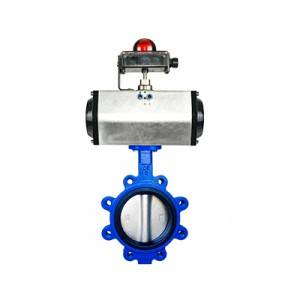 FO1-BV1LT-2P(Lugged type Butterfly Valve–Pneumatic Actuator)