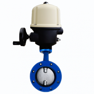 FU01-BV1UDF-1E（U flanged butterfly valve—Electric actuator）