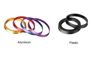 Preu competitiu fix Xina Anells de concentració de plàstic Hubcentric de 54,1 mm a roda de 67,1 mm