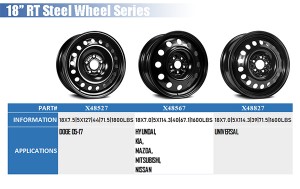 18" RT Steel Wheel Series