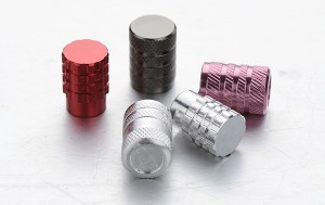 Alumínium ötvözet gumiabroncs szelep magsapkák gumi O-gyűrűvel