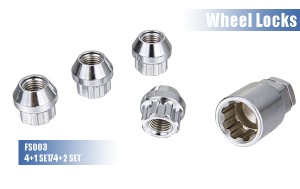 I-FS003 Bulge Acorn Locking Wheel Lug Nuts (3/4″ & 13/16'' HEX)