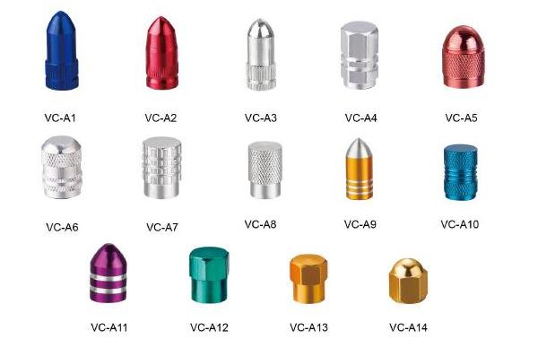 Wholesale Price Tpms Tubeless Tire Valve - Aluminum Alloy Tire Valve Core Caps With Rubber O-ring – Fortune