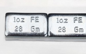 Pesos adesivos de aço para rodas FSF09