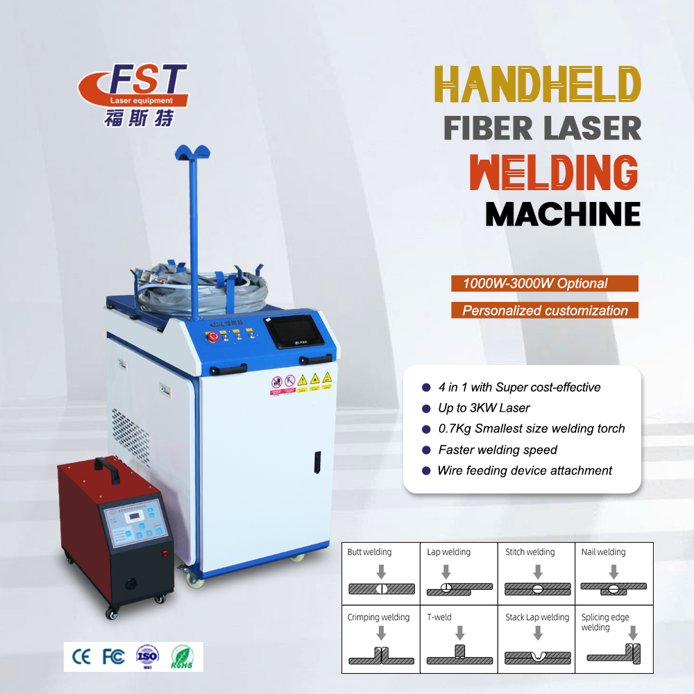 Hand-held Fiber laser welding machine