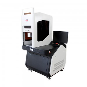 Closed Cabinet fiber Laser marking machine