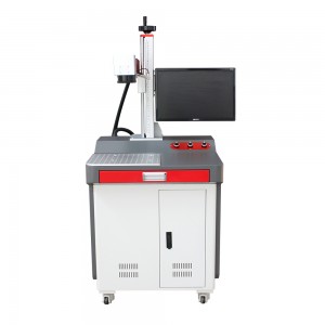 Red Cabinet fiber Laser marking machine