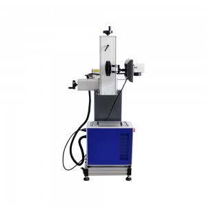 New online flying product line online flying co2 fiber uv laser marking machine for pet bottle laser printer