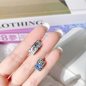 2022 Jewelry Charm design oil dripping S925 Sterling Silver Earrings for women