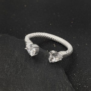 FOXI Fashion Glossy Ring sterling silver ring rings jewelry women fashion ring for female