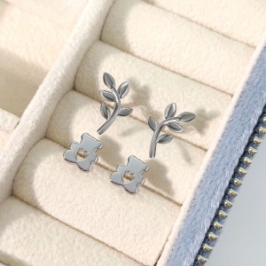 Foxi jewelry classic design smooth surface women’s 925 Sterling Silver Earrings