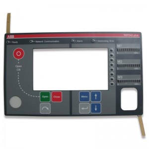 Factory Supply Lockstitch Machine Membrane Switch - Film sticker(Backlit film buttons) – Xinhui