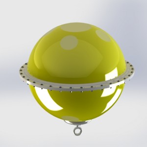 Mini wave buoy/ Polycarbonate/ Fixable/ Small S...