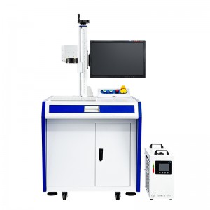 5W 10W tööstuslik UV-lauaklaasist lasermärgistusmasin