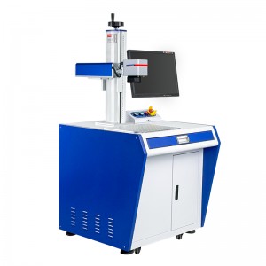 Stolní vláknový laserový gravírovací stroj na kov CNC laserový leptací značkovací stroj