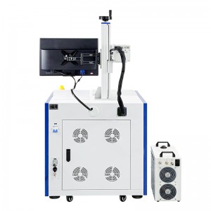 5W 10W өнөр жай UV Desktop Glass Лазердик белгилөөчү машина