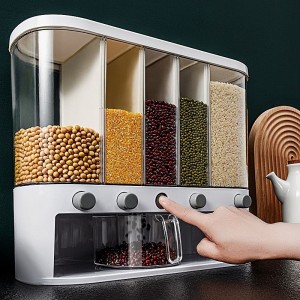 25 punds torrfoderautomat för spannmål, ris, bönor och linser för förvaring av köksskafferi