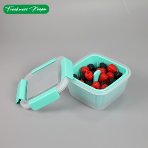 37OZ Berry Bowl Lebensmittelaufbewahrungsbehälter mit Deckel und abnehmbarem Abflusskorb