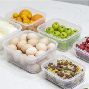 Комплект многоцветни пластмасови контейнери за съхранение на храна Nest Lock
