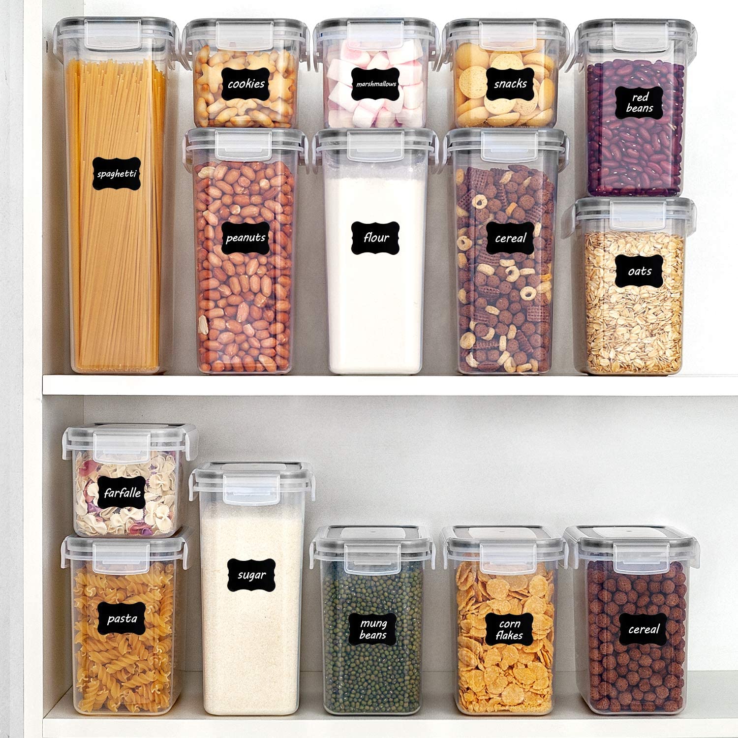 Pantry Organisaasje Canisters