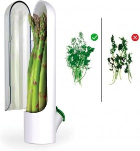 Herb Keeper Storage Container Herb Saver Pod for Cilantro, Mint, Parsley, Asparagus