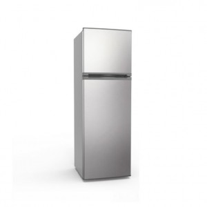 268L CE ROHS Approval No Frost Double Door Stainless Steel Fridge Freezer
