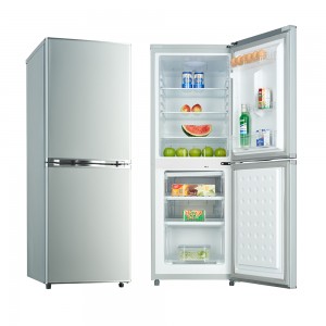 225L Low Noise Bottom Freezing Double Door Refrigerator Freezer Combo
