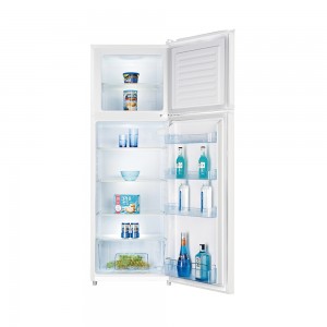 308L A++ Energy Saving Double Door Fridge Freezer Dometic Refrigerator Freezer With Lock