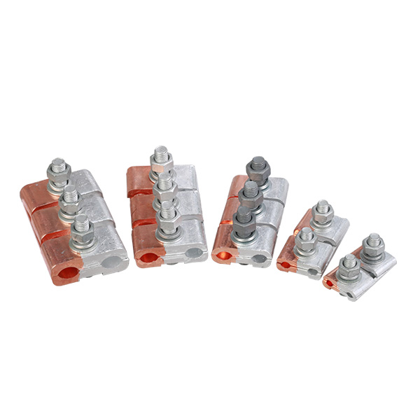 Factory Supply compression copper wire clamps with copper parallel groove clamp