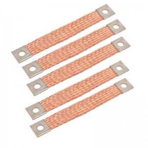 Brazing Confined Cu-Al Cable Lug Factory –  Copper Earthing Strip jumper  – Pengyou Power